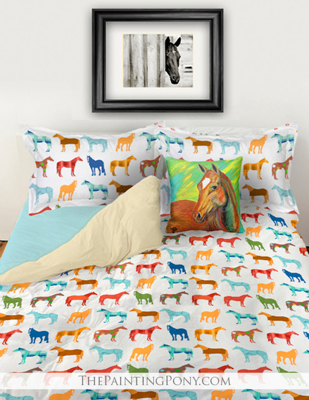 Fun Horses Boys CLM1810065B Bedding Sets