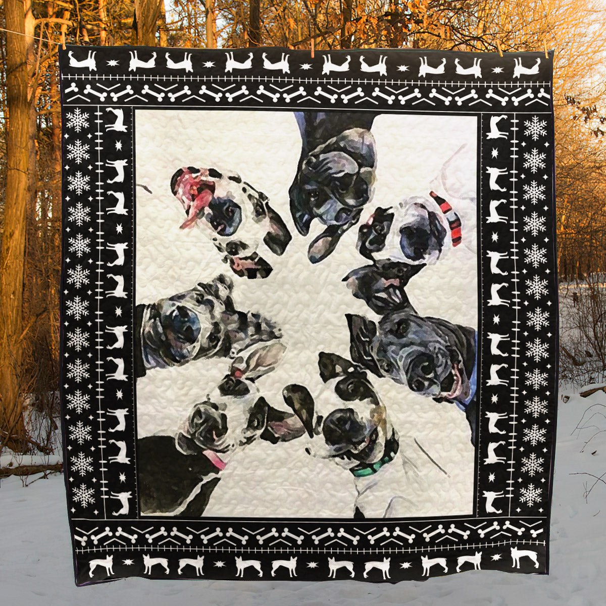 Funny Great Dane CL22100213MDQ Quilt Blanket