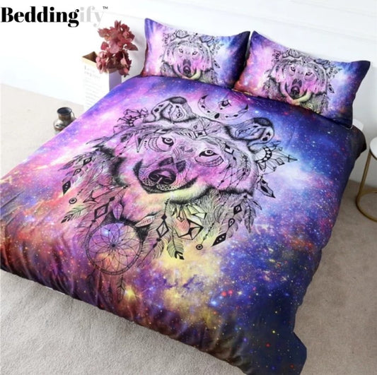 Galaxy Wolf CLH1410155B Bedding Sets