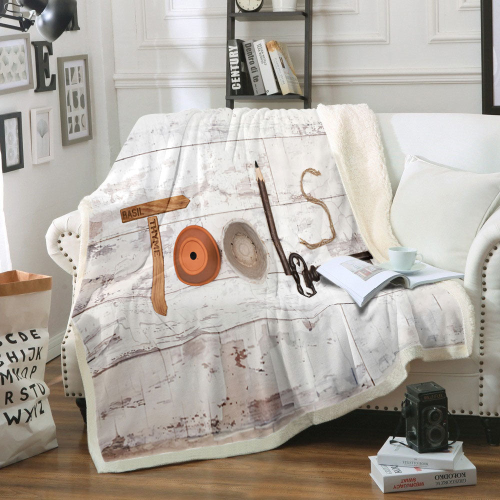 Garden Tools TT1510082TT Sherpa Fleece Blanket