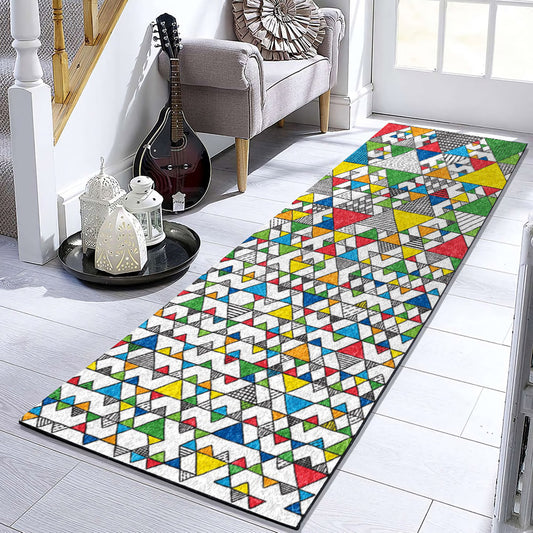 Geometric Color DN2110033RU Runner Rug
