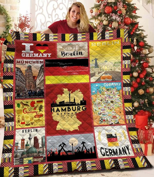German CLA11110135Q Quilt Blanket