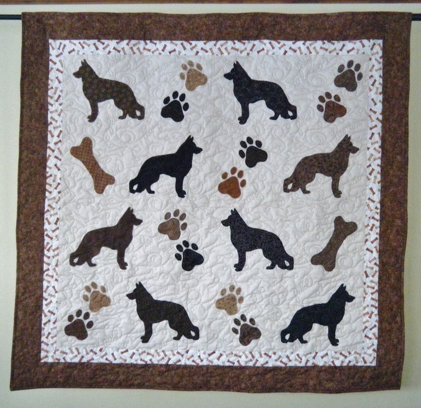 German Shepherd CLM210619 Quilt Blanket