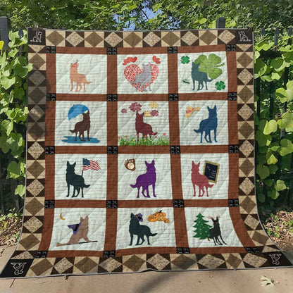 German Shepherd HT300512 Quilt Blanket