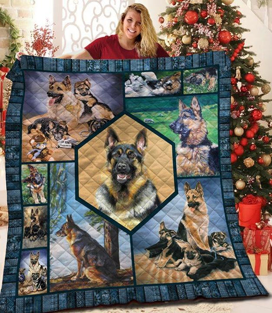 German Shepherd Quilt Blanket TM271007