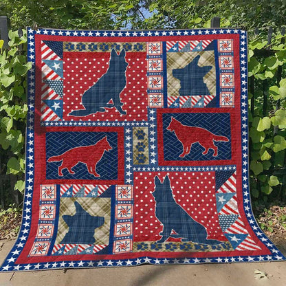 German Shepherd TL050614 Quilt Blanket