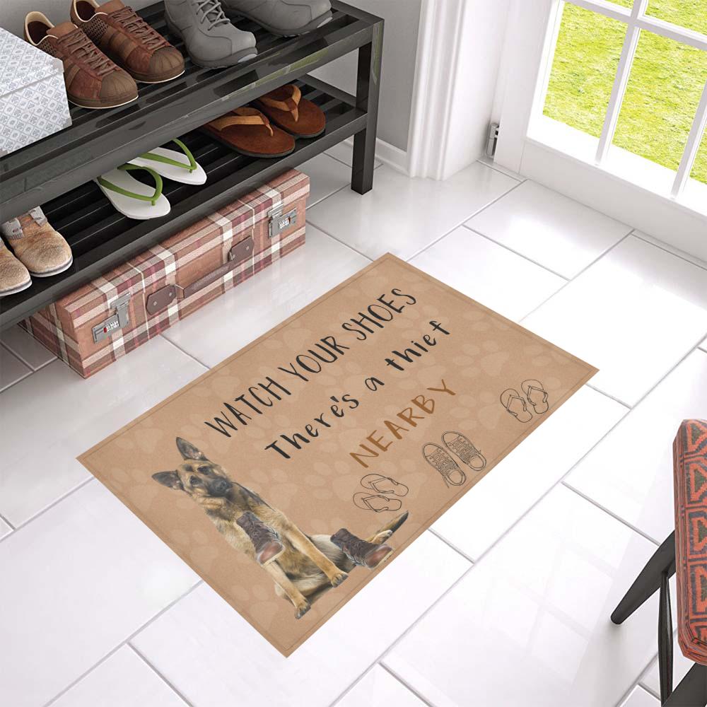 German Shepherd CL02110196MDD Non-slip Door mats
