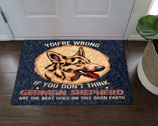 German Shepherd CL19100211MDD Non-slip Door mats