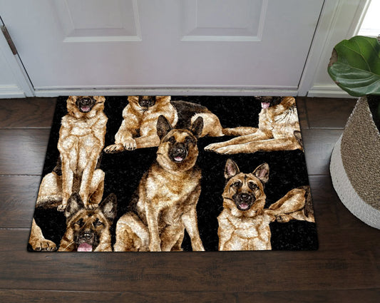 German Shepherd HN17100046D Non-slip Door mats