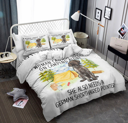 German Shorthaired Pointer Camping NT050999B Bedding Sets