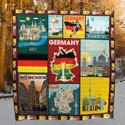 Germany LI060707A Quilt Blanket