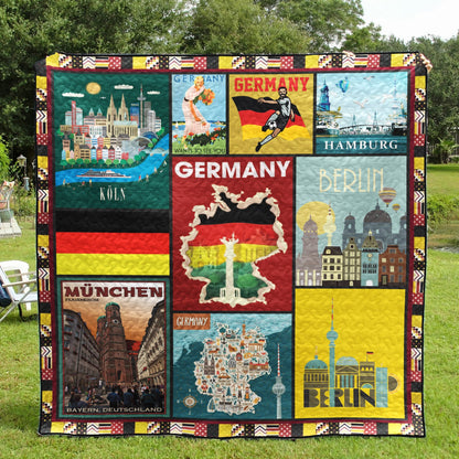 Germany LI060707A Quilt Blanket