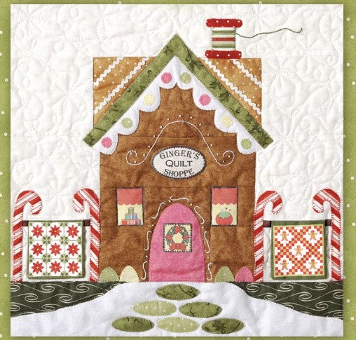 Gingerbread Quilt House CLT0211115H Quilt Blanket