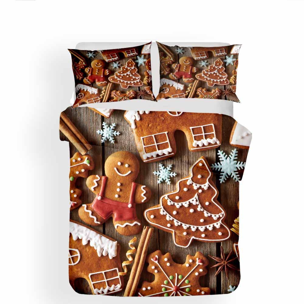 Gingerbread Man Christmas CL25100287MDB Bedding Sets