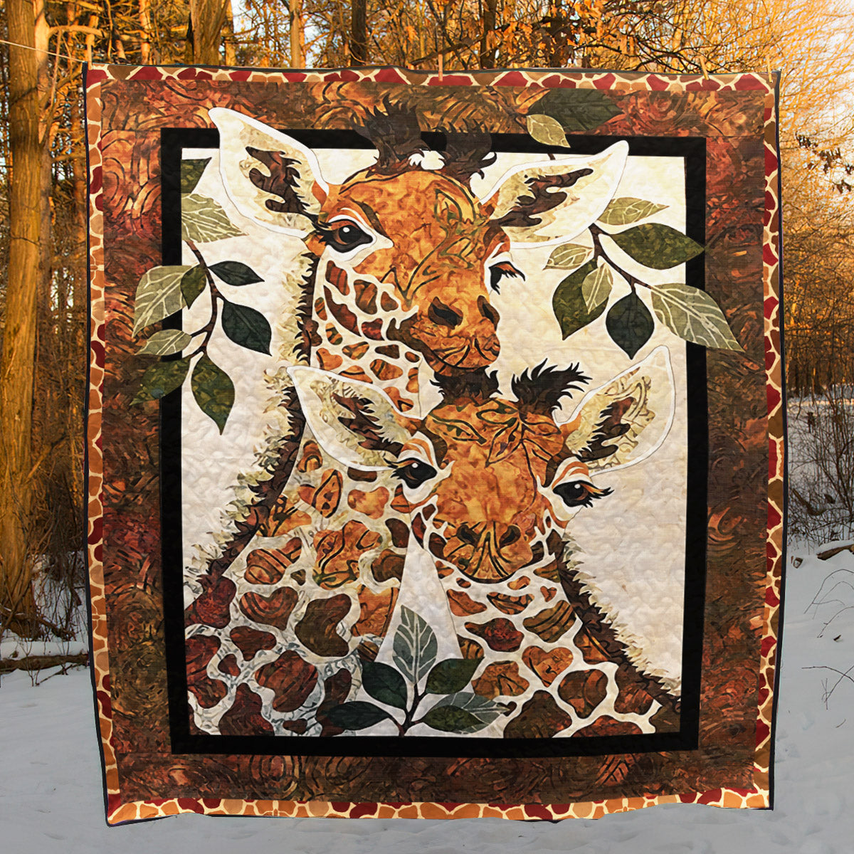 Giraffe CL06120194MDQ Quilt Blanket