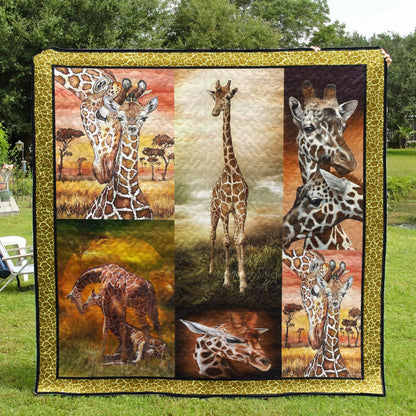 Giraffe CL28100771MDQ Quilt Blanket