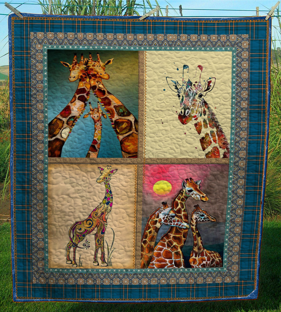 Giraffe CL28100779MDQ Quilt Blanket