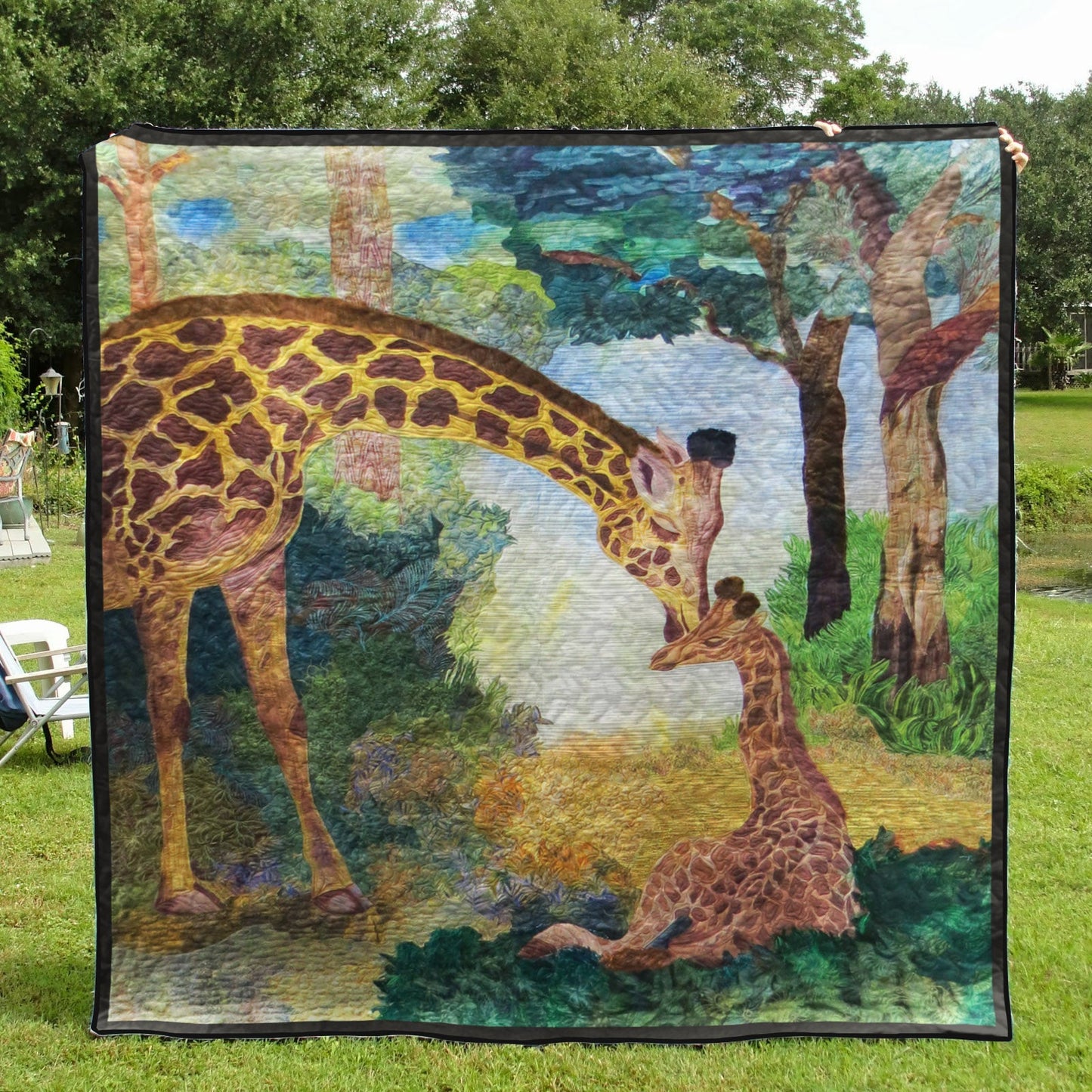 Giraffe CLA1410300Q Quilt Blanket