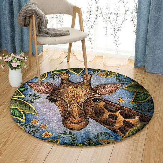Giraffe CG270930TM Round Area Rug