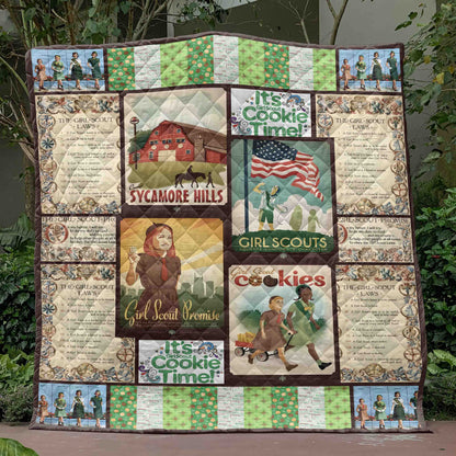 Girl Scout Cookies PKT200620 Quilt Blanket