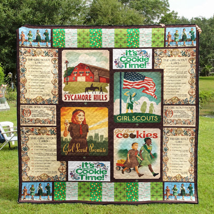 Girl Scout Cookies PKT200620 Quilt Blanket