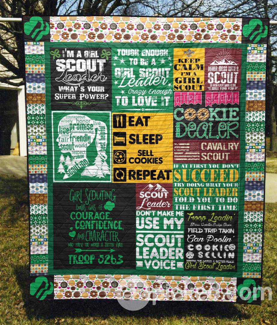 Girl Scouts Cookie Dealer PK290512 Quilt Blanket