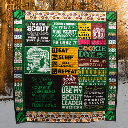 Girl Scouts Cookie Dealer PK290512 Quilt Blanket