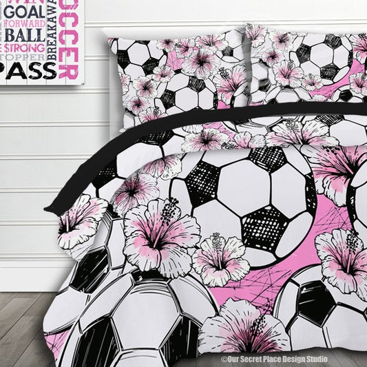 Girls Soccer CLM2309095B Bedding Sets