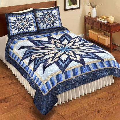 Glacier Star Quilt Bedding Set MT310502ABS