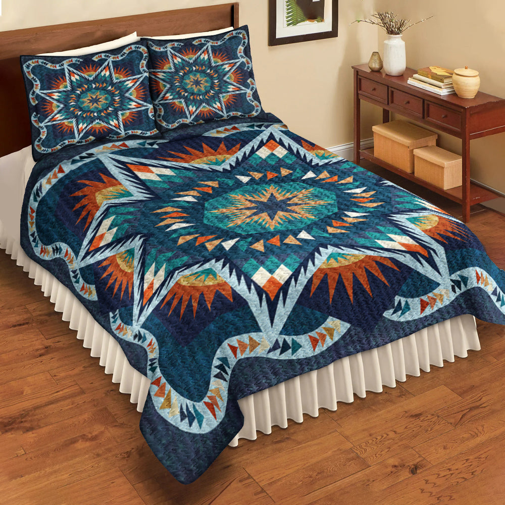 Glacier Star Quilt Bedding Set HN270501MBS