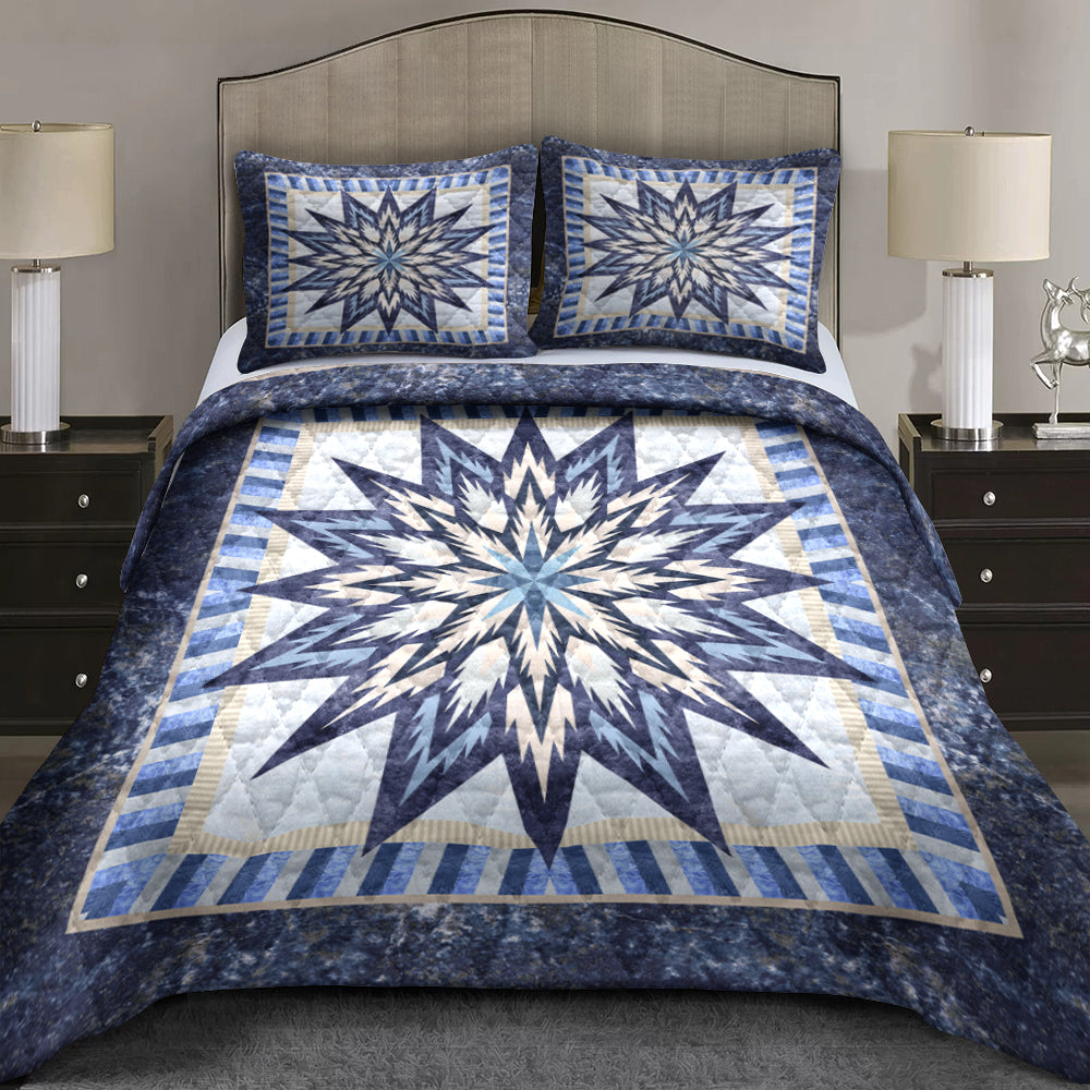 Glacier Star Quilt Bedding Set MT310502ABS