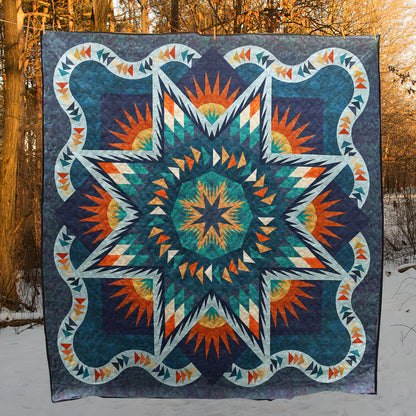 Glacier Star Quilt Blanket HN270501M