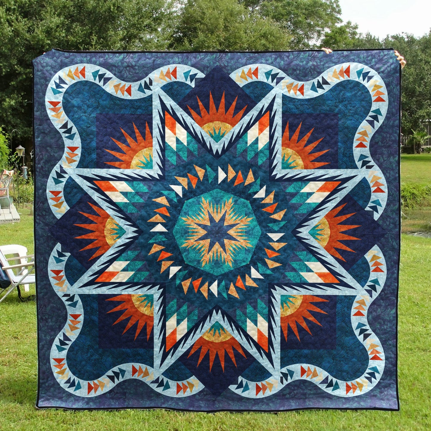 Glacier Star Quilt Blanket HN270501M