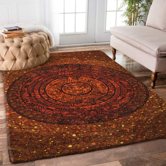 Glowing Aztec Calendar VD2810117R Rug