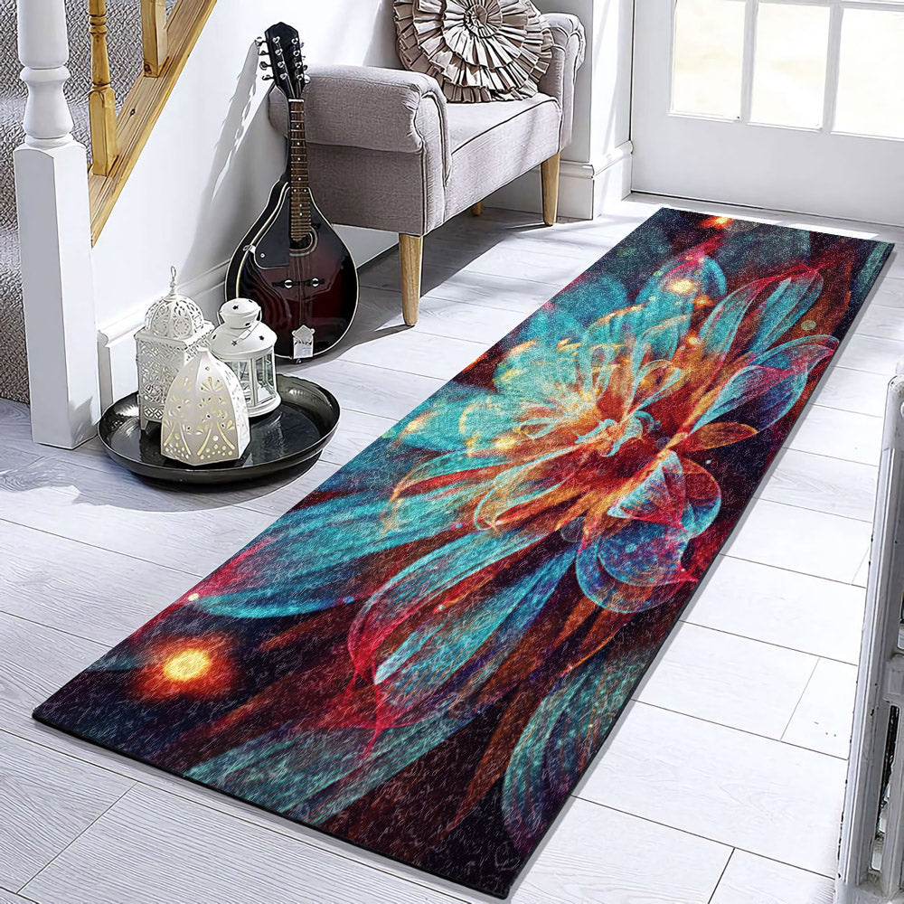 Glowing Flower HN280905RU Runner Rug