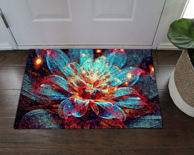 Glowing Flower HN280938D Non-slip Door mats
