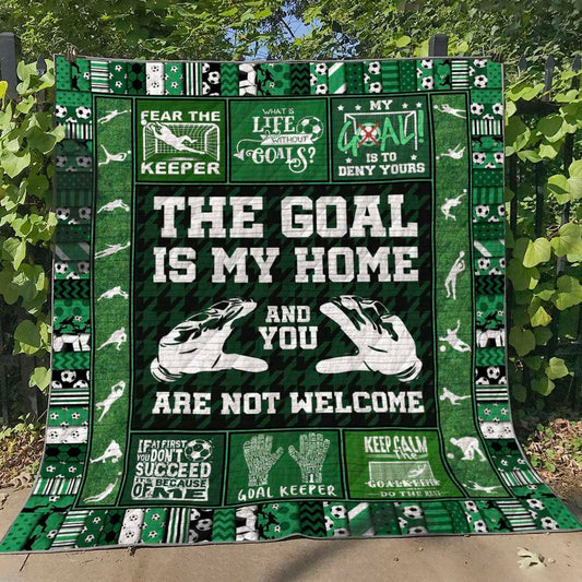 Goal Keeper VM040617 Quilt Blanket