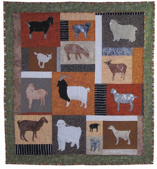 Goat And Sheep CLM0711260 Quilt Blanket