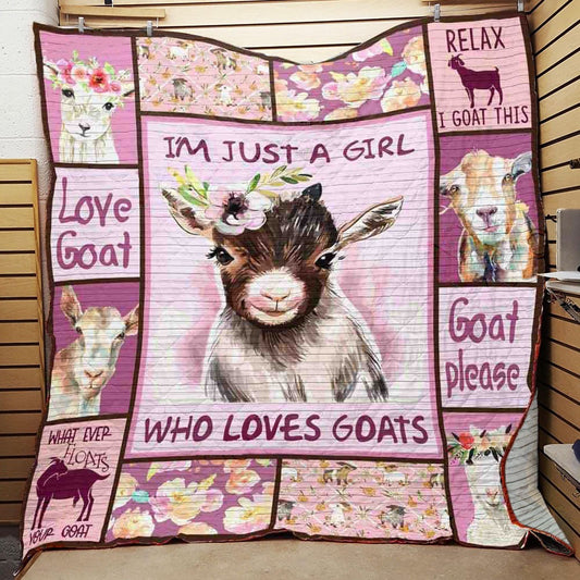 Goat CL01110135MDQ Quilt Blanket