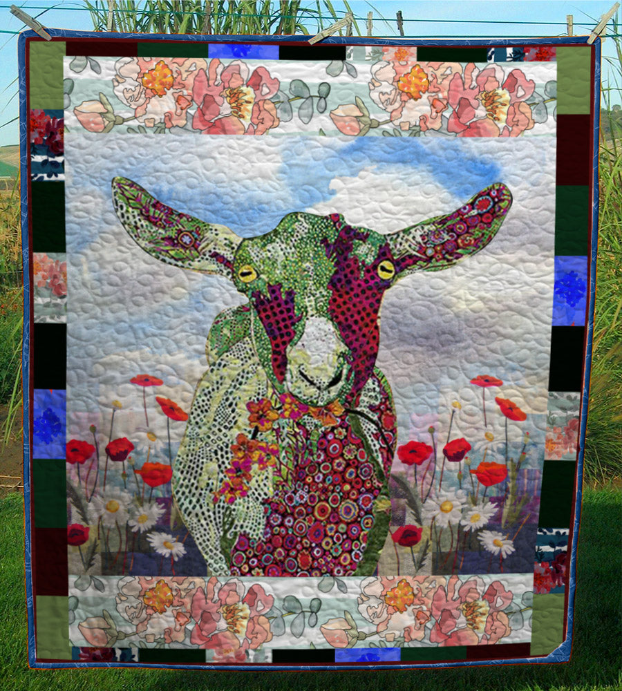 Goat CL28100787MDQ Quilt Blanket