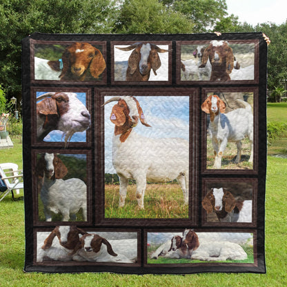 Goat Dont Leave Me CLA31100600Q Quilt Blanket