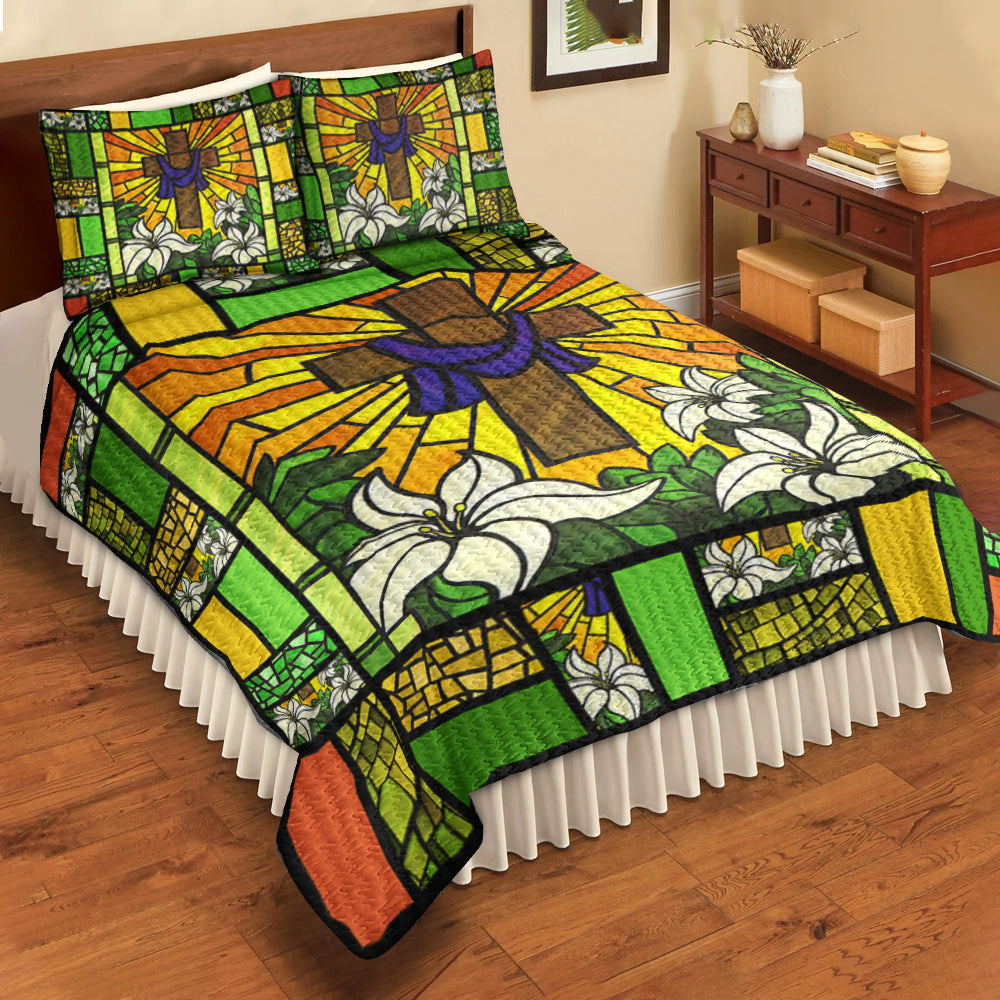 God Christian Quilt Bedding Set TL060603QS