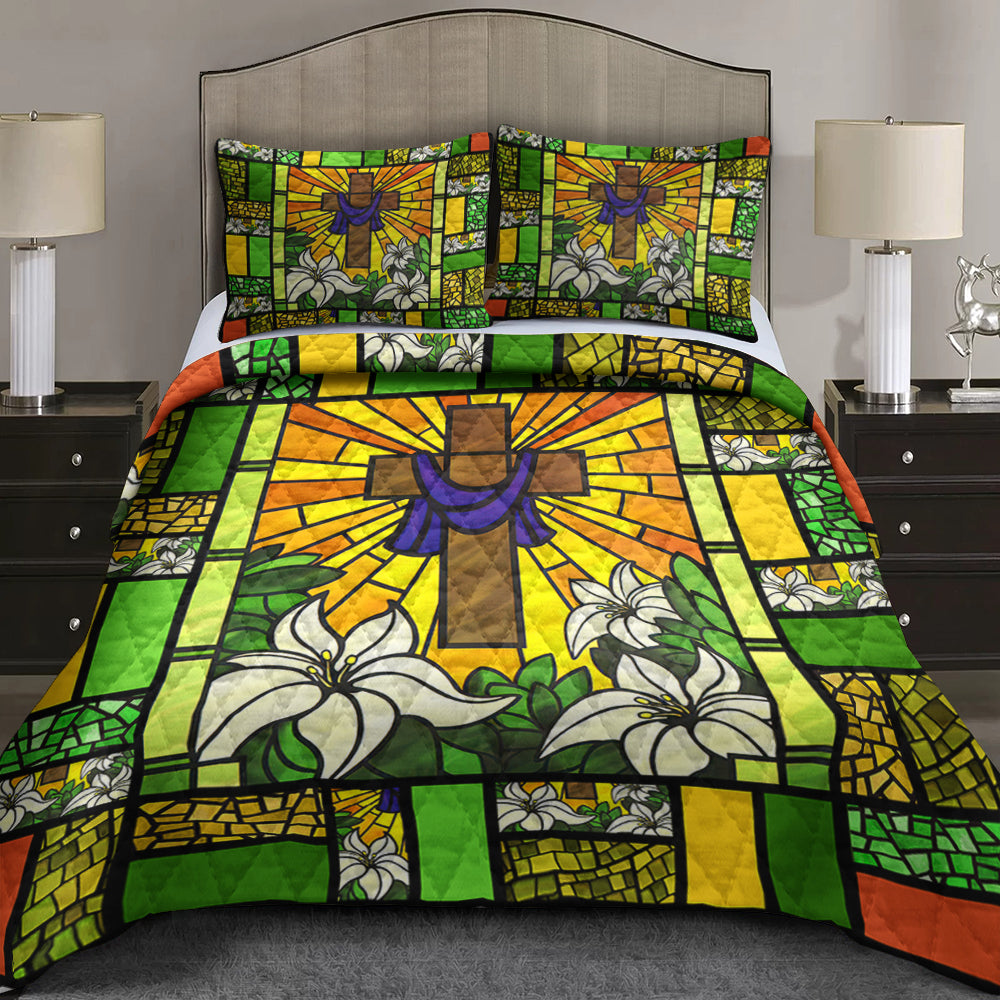 God Christian Quilt Bedding Set TL060603QS