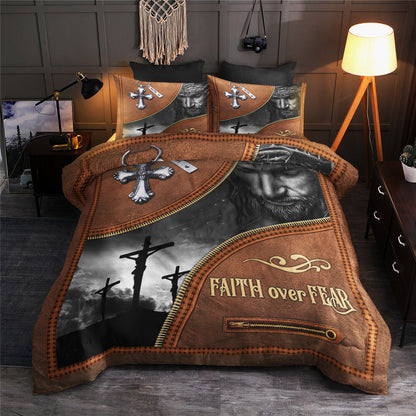 God Faith Over Fear Duvet Cover Bedding Sets TL030605BS