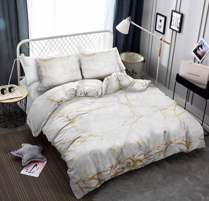 Gold and White Marble CLA22101035B Bedding Sets