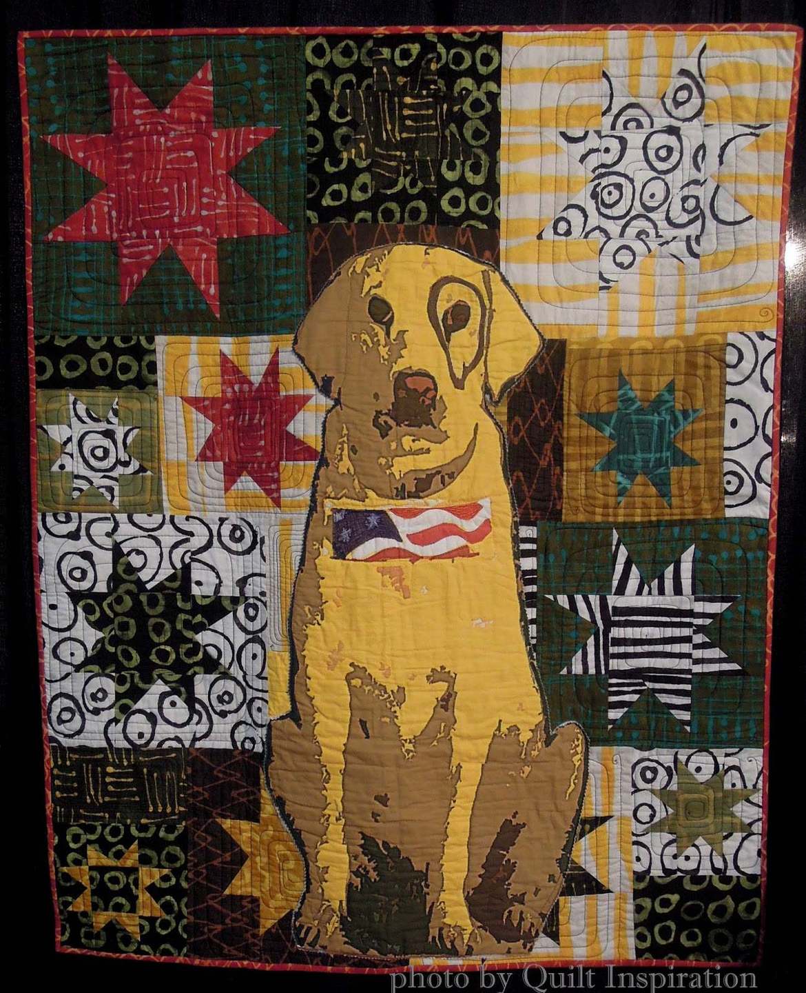 Golden Retriever CLM260624 Quilt Blanket