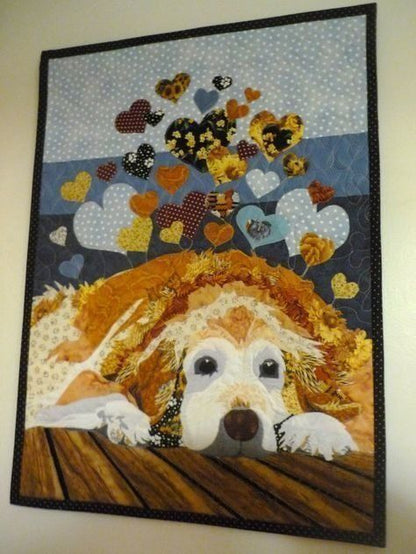 Golden Retriever CLM290631 Quilt Blanket