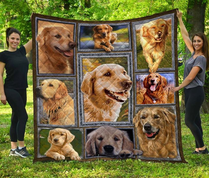 Golden Retriever Golden Is You CLA31100974Q Quilt Blanket