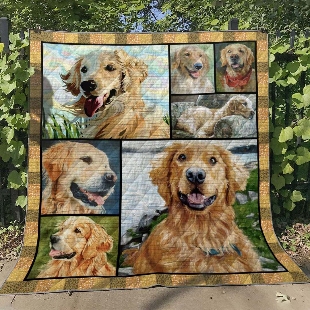 Golden Retriever ML300515 Quilt Blanket