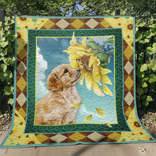 Golden Retriever TN190705B Quilt Blanket